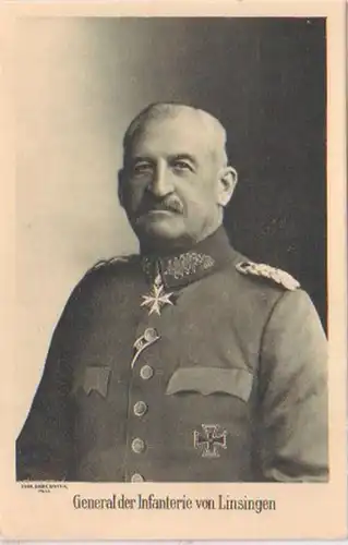 19767 Ak General de l'infanterie de Linsingen vers 1915