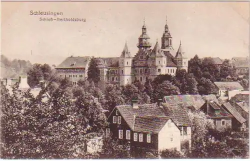 19758 Ak Schleußingen Schloß Bertholdsburg um 1930