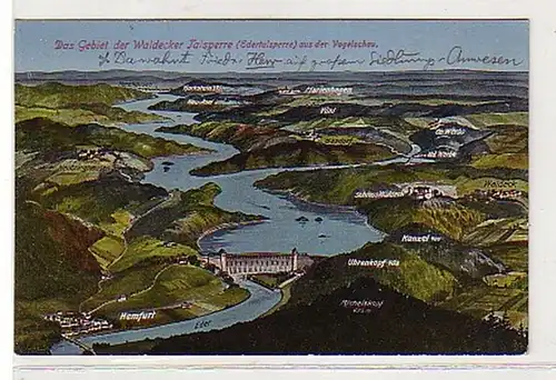 19704 Ak Le territoire du barrage de Waldeck vers 1910