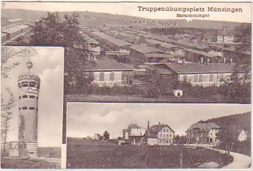 19701 Multi-image Ak terrain d'entraînement militaire Münsingen 1911