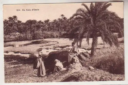 19669 Ak d'un légionnaire étranger allemand du Maroc vue Oasis vers 1927