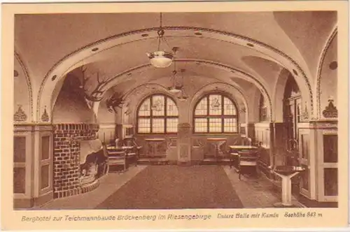 19624 Ak Brückenberg im Riesengebirge Berghotel um 1930