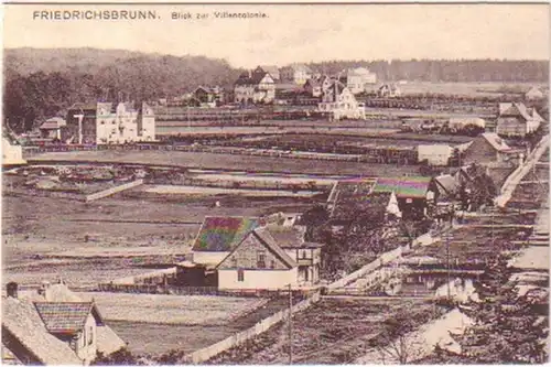 19618 Ak Friedrichsbrunn Vue sur la colonie de villa 1921