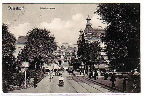 19594 Ak Düsseldorf Schadowstrasse 1907