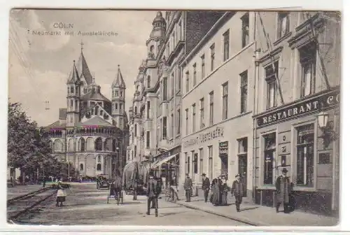 19581 Ak Cologne Neumarkt Restaurant Fürstenberg 1910