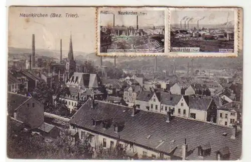 19574 Ak Neunkirchen Bezirk Trier Totalansicht 1908