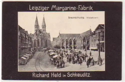 19565 Publicité Ak Leipziger Margarine Fabrique vers 1910
