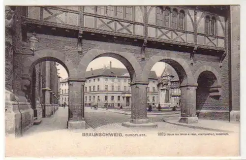 19560 Ak Braunschweig Burgplatz 1907
