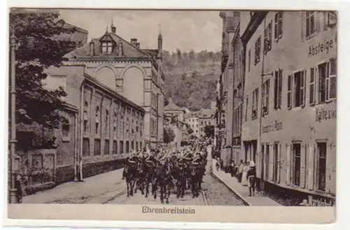 19558 Ak Ehrenbreitstein Soldaten zu Pferde 1908