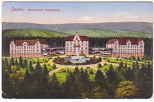 19552 Ak Saales Sanatorium Tannenberg 1915