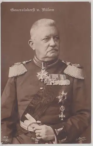 19547 Ak Chef général de Bülow vers 1915
