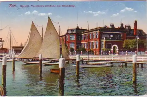 19542 Ak Kiel Impérial Yacht Club Bâtiment 1915