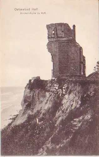 19537 Ak Mer Baltiquebad Hoff églises ruines vers 1930