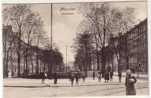 19525 Ak München Wörthplatz 1906