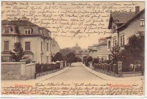 19485 Ak Sondershausen Göldnerstrasse 1903