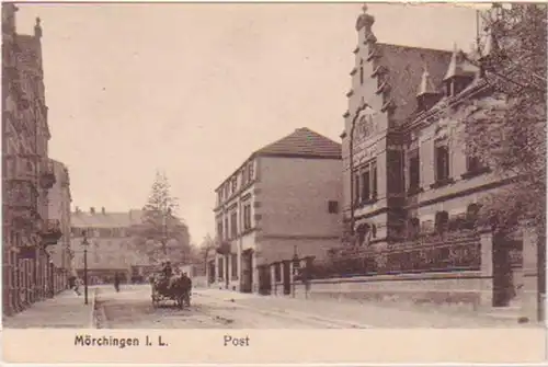 19469 Ak Mörchingen in Lothringen Post um 1917