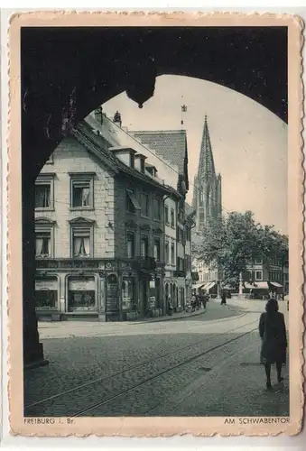 19454 Ak Fribourg au Breisgau am Schwabentor vers 1930