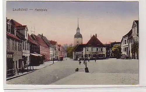 19451 Ak Lauchstädt Marktplatz um 1910