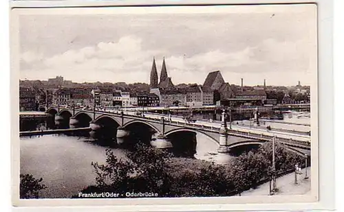 19435 Ak Frankfurt Ou Oderbrücke vers 1940