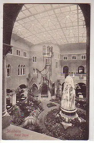 19429 Ak Stockholm Schweden Hotel Royal um 1910