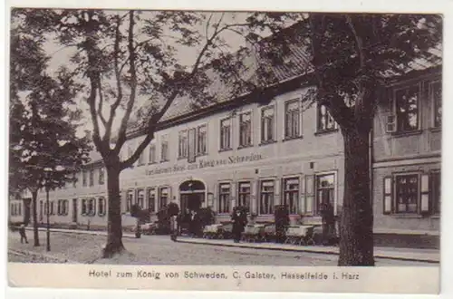 19425 Ak Hasselfelde à l'hôtel Harz 1910