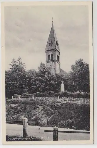 19413 Ak Friedrichsbrunn dans l'église de résine 1935
