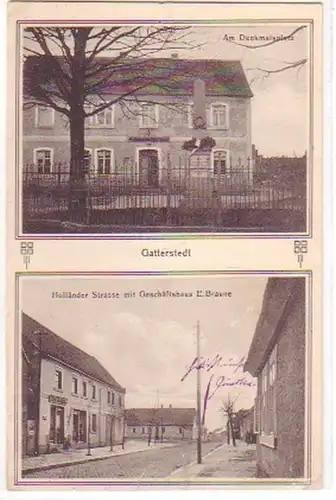 19412 Mehrbild Ak Gatterstedt Holländer Straße usw.1915