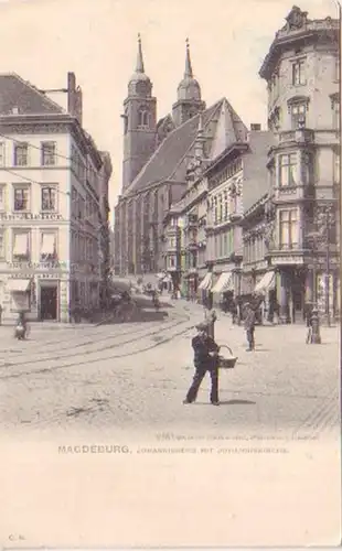 19406 Ak Magdeburg Grisenberg avec église 1906