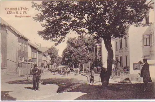 19403 Ak Oberhof in Thüringen Hauptstraße um 1910