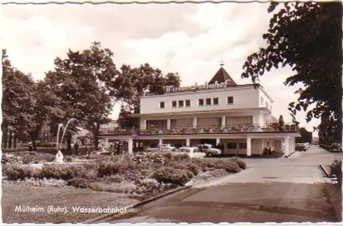 19402 Ak Mülheim (Ruhr) Gare Waterbahnhof vers 1960