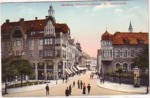 19371 Ak Zwickau Plauensche Strasse Hauptzollamt 1912