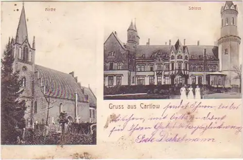 19367 Mehrbild Ak Gruss aus Cartlow 1913