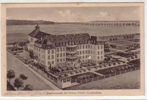 Ak hôpital du 3ème Ordens Nymphenburg 1916