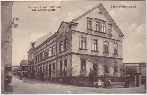 19359 Ak Teichwolframsdorf Gasthaus "Zur Erholung" 1910