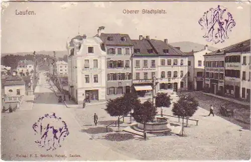 19348 Ak Laufen oberer Stadtplatz 1907