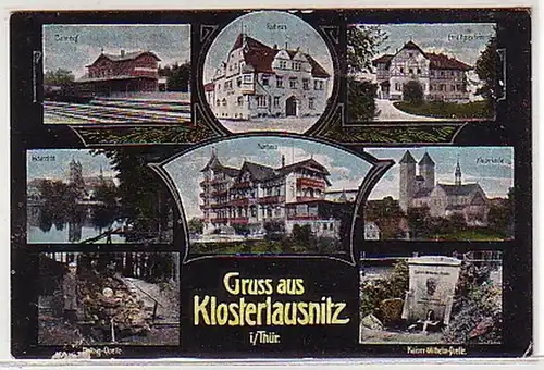 19336 Mehrbild Ak Gruß aus Klosterlausnitz in Thür.1910