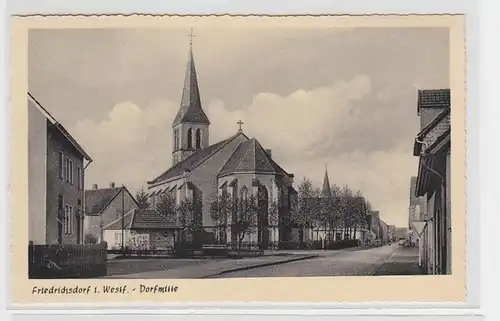 19330 Ak Friedrichsdorf en Westphalie Centre du village vers 1940