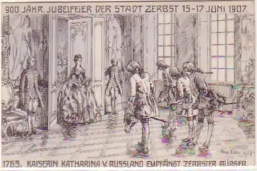 19323 Ak 900 ans fête de la fête joyeuse de Zerbst 1907