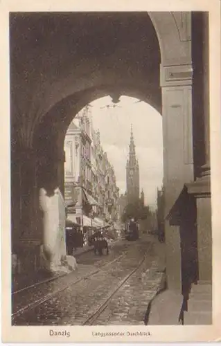 19301 Ak Gdansk Langassasertor Vue d'ensemble vers 1930