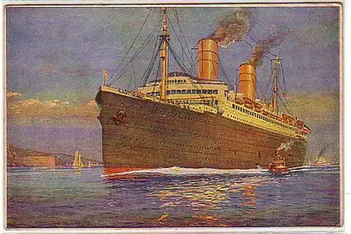 19287 Ak Norddt. Lloyd Bremen vapeur "Columbus" vers 1930