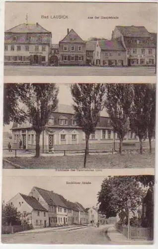 19263 Ak Bad Lausick Turnhalle des Turnvereins 1846