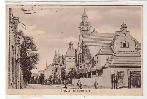 19257 Feldpost Ak Rheydt Bismarckstrasse 1915