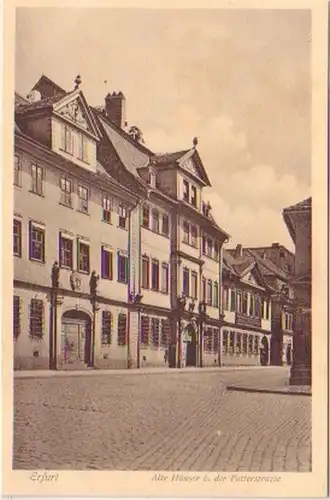 19220 Ak Erfurt alte Häuser in der Futterstrasse um1920