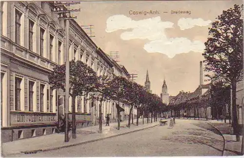 19203 Ak Coswig Anhalt Breiteweg 1914