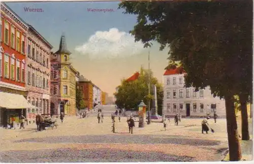 19198 Ak Wurzen Wettinerplatz 1919