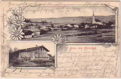 19192 Multi-image Ak Gruss de Oberndorf Bayern 1906