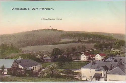 19175 Ak Dittersbach bei Dürr Röhrsdorf um 1920