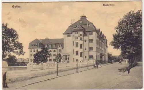 19136 Ak Gotha Realschule 1912