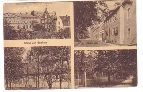 19132 Multi-image Ak Gruss de Gnadau 1912