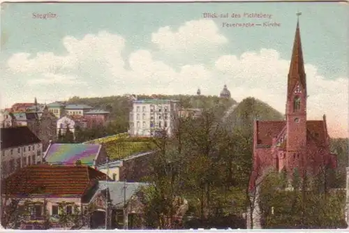 19120 Ak Steglitz Blick auf den Fichteberg 1903